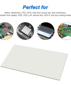 uxcell 1 Pack Thermal Pad, 400 x 205 x 0.5mm Highly Efficient CPU Thermal Conductive Pad, Heat Dissipation Silicone Thermal Pad for Laptop Heatsink CPU GPU SSD IC LED Cooler 13 71eLw0FrINL
