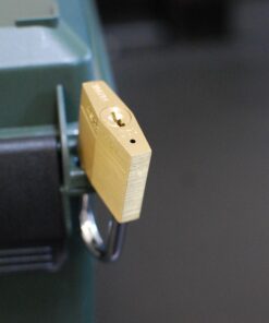 Master Lock Padlock, Solid Brass Lock, 3/4 in. Wide, 120Q (Pack of 4-Keyed Alike) 4 Pack 32 71eMz4x94SL