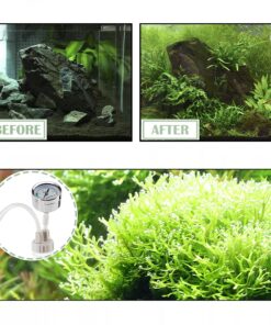 DIY CO2 Generator System Kit with Pressure Gauge Air Flow Adjustment Valve - Pressurized CO2 Kit for Aquarium Plants Tube Valve for Bottle - CO2 Regulator Aquarium for CO2 Diffuser - Grow System 34 71eN9XHAaL