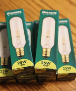 GoodBulb 25-Watt Himalayan Dimmable Salt Lamp Light Bulbs - Warm White Light Color - Candelabra Base E12 (Pack of 6 Bulbs) 28 71eNteMLSFL