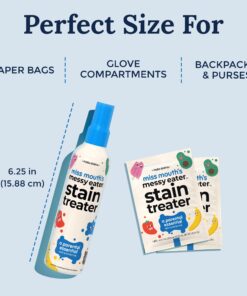 Miss Mouth's Messy Eater Stain Treater Spray - 4oz Stain Remover - Newborn & Baby Essentials - No Dry Cleaning Food, Grease, Coffee Off Laundry, Underwear, Fabric 1 pack 31 71eNwEijtL