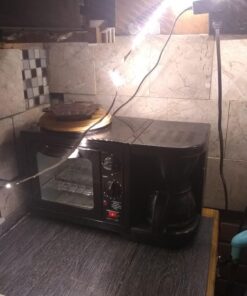 Maxi-Matic EBK-200B 3-in-1 Breakfast Station Toaster Oven, Regular, Black 23 71eO o0rVFL