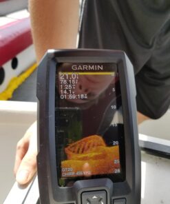 Garmin Striker 4cv with Transducer, 4" GPS Fishfinder with CHIRP Traditional and ClearVu Scanning Sonar Transducer and Built In Quickdraw Contours Mapping Software 23 71eO3x0MbL