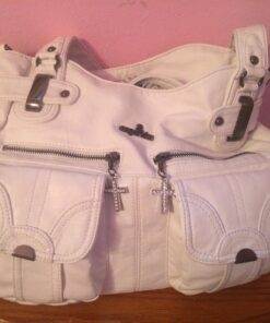 Purses and Handbags Women Tote Shoulder Top Handle Satchel Hobo Bags Fashion Washed Leather Purse 1-white 16 71eOBZr8fOL