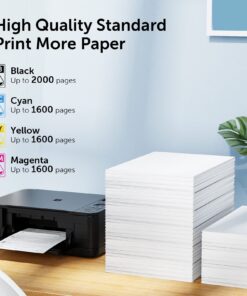 Exurbiz 962XL Ink Cartridges Combo Pack Compatible for HP 962 XL Ink High Yield Work with HP OfficeJet Pro 9010 9012 9015 9020 9018 9025 9019Printers (Black Cyan Magenta Yellow, 4 Pack) Black Cyan Magenta Yellow 15 71eOaeKenL