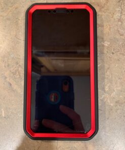 SUPCASE Unicorn Beetle Pro Series Case Designed for iPhone XR, with Built-in Screen Protector Full-Body Rugged Holster Case for iPhone XR 6.1 Inch (2018 Release) (MetallicRed) MetallicRed 61 71ePXK9X8L