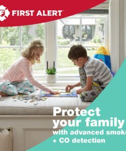 First Alert BRK SC7010B Hardwired Smoke and Carbon Monoxide (CO) Detector with Battery Backup , White 1 pack Photoelectric Technology 14 71eQ2sRyHL
