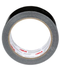 3M Multi-Use Colored Duct Tape, Black with Strong Adhesive and Water-Resistant Backing, Multi-Surface 3M Duct Tape for Indoor and Outdoor Use, 1.88 Inches x 20 Yards, 1 Roll 16 71eQDX94RL