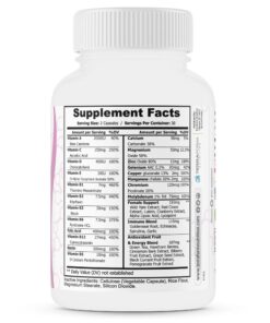 Terraform Nutrition Women’s Multivitamin – Daily Support for Bone Health and Breast Health – Helps with Stress, Hormones & Heart Health – Over 40 Active Ingredients – Made in USA – 1 Month 15 71eQpdewfTL
