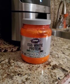 NOW Sports Nutrition, Egg White Protein, 16 g With BCAAs, Unflavored Powder, 1.2-Pound 40 71eQz HebGL