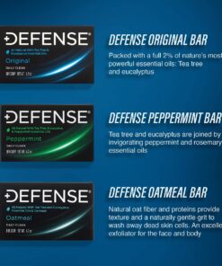 Defense Soap 2pk All Natural Tea Tree Bar Soap for Men | Made by Wrestlers with Tea Tree Oil & Eucalyptus Oil to Promote Healthy Skin Classic 4.2 Ounce (Pack of 2) 23 71eRTeRDQOL