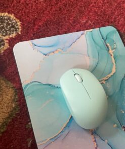 seenda Wireless Mouse, 2.4G Noiseless Mouse with USB Receiver - Portable Computer Mice for PC, Tablet, Laptop with Windows System - Mint Green A Mint Green 31 71eRX3 0MaL