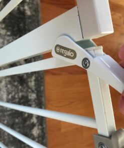 Regalo 192-Inch Super Wide Adjustable Baby Gate and Play Yard, 4-In-1, Bonus Kit, 4 Count (Pack of 1 192-Inch 2-in-1 White Gate 43 71eSbzw4zcL