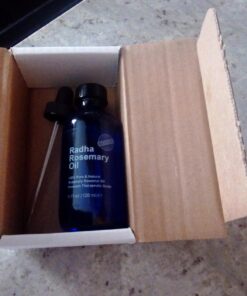 Radha Beauty - Huge 4 oz. Rosemary Essential Oil - 100% Pure Therapeutic Grade, Steam Distilled for Aromatherapy, Relaxation, Scalp, Healthy Hair Growth, Anti-Aging, Dry Skin 4 Fl Oz (Pack of 1) 28 71eTDM5U4kL