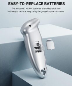 AstroAI Digital Tire Pressure Gauge 150 PSI 4 Settings for Car Truck Bicycle with Backlight LCD and Non-Skid Grip Car Accessories, Silver (1 Pack) Small 1 19 71eTZLtQRL