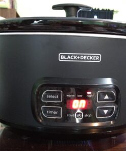 BLACK+DECKER 7-Quart Digital Slow Cooker with Chalkboard Surface, Slate, SCD4007 48 71eTfKCRvL