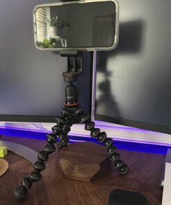 Joby JB01503 GorillaPod 1K Kit. Compact Tripod 1K Stand and Ballhead 1K for Compact Mirrorless Cameras or Devices up to 1k (2.2lbs). Black/Charcoal. 49 71eUMThNWSL