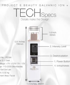 Project E Beauty Galvanic Facial Lifting Roller | Wireless Galvanic Facial Machine Skin Care Reduce Wrinkles Skin Tightening Firming Fine Lines Desincrustation Deep Pore Cleansing Rejuvenation Device 23 71eURqk3ZSL