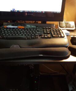 Wrist Rests for Keyboard and Mouse Pad Set - Memory Foam Cushion, Black - Ergonomic Wrists Hand Arm Rest Support for Laptop Computer Desk and Gaming - Carpal Tunnel Syndrome Relief Original 51 71eUXAF4N3L