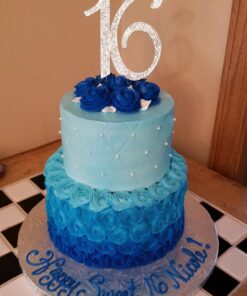 Ella Celebration 16 Cake Topper 16th Birthday Sweet 16 Party Supplies Decoration Ideas Silver Rhinestone Number (Silver) 30 71eUpkta86L