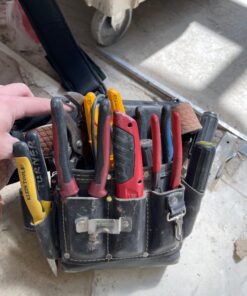 McGuire-Nicholas 526-CC Brown Professional Electrician'S Pouch, oil tanned leather 30 71eVUh2zVTL