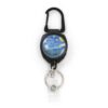 Buttonsmith Van Gogh Starry Night Sidekick Retractable Badge Reel - Extra Heavy Duty - Carabiner and Key Ring - Made in The USA 37 71eVbT09LBL