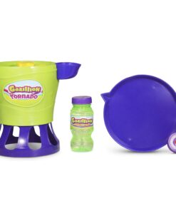 Gazillion Tornado Bubble Machine - Kids Bubble Blower - Blows 4500 Bubbles per Minute - Ideal for Outdoor Fun & Parties - Includes 4 oz. Gazillion Bubble Non-Toxic Solution Green 25 71eVoTdgjWL