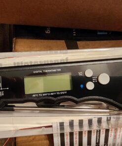 Waterproof Instant Read Digital Meat Thermometer for Cooking and Grilling, Food Thermometer with Backlight, Magnet, Calibration, and Foldable Probe, Bottle Cap Opener for Kitchen Gadgets, BBQ, Grill 41 71eW7tV486L