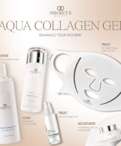 Project E Beauty Aqua Collagen Gel 24-Hour Hydration | Anti-Aging Brightening Treatment | Hydrating & Moisturizing Facial Skincare | Anti-Wrinkle Body Lotion | For Dry or Rough Skin | 50ml 15 71eXmpHcvnL