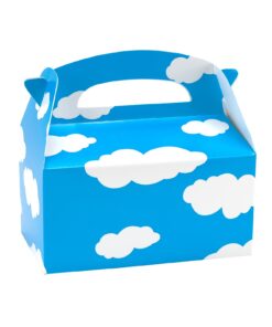 BirthdayExpress Clouds Empty Favor Boxes, 4-Count, Multi-colored, One Size