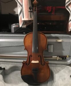 Bunnel Pupil Violin Outfit 4/4 Full Size By Kennedy Violins - Carrying Case and Accessories Included - Solid Maple Wood and Ebony Fittings 37 71eYCducU2L
