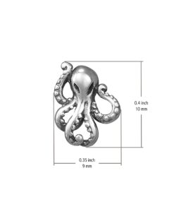 Boma Jewelry Sterling Silver Octopus Stud Earrings 11 71eYIu6R4GL