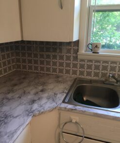 Magic Cover Premium Adhesive Vinyl Contact Shelf Liner and Drawer Liner, 18"x9', Julien Black and White 29 71eYkgAxbrL