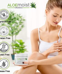 Natural Aloe Vera Body Lotion - Face & Body Moisturizing Cream with Organic Aloe Vera Gel, Vitamin E Oil, Vitamin C, Retinol Cream, Shea Butter – Anti Aging Face Moisturizer for Women, Dry Skin (8 oz) 8 Ounce (Pack of 1) 16 71eYkwnecsL