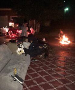 Stylish Camping 119125 9-feet by 12-feet Reversible Mat, Plastic Straw Rug, Large Floor Mat for Outdoors, RV, Patio, Backyard, Picnic, Beach, Camping (Burgundy/Beige) 9x12 Burgundy/Beige 28 71eZGRJCPgL