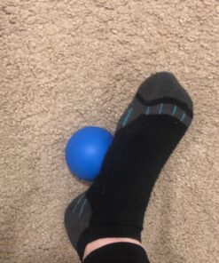 Kieba Massage Lacrosse Balls for Myofascial Release, Trigger Point Therapy, Muscle Knots, and Yoga Therapy. Set of 2 Firm Balls (Blue and Red) Blue and Red 31 71eZJFsUTL