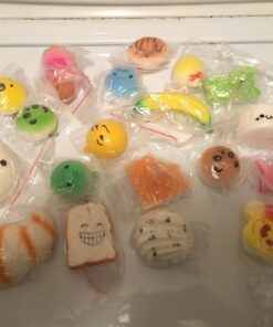 Huastyle 20pcs Squishies Toys Random Jumbo Medium Mini Slow Rising Kawaii Squishy Cake/Panda/Bread/Buns Phone Straps for Kids Stocking Stuffers Treasure Box Prizes Classroom 55 71eZf7ylI5L