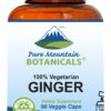 Pure Mountain Botanicals Ginger Capsules - Kosher Vegan Caps with 1000mg Organic Ginger Root 6 71eZlKhHhnL