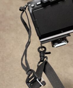 waka Rapid Camera Neck Strap with Quick Release and Safety Tether, Adjustable Camera Shoulder Sling Strap for Nikon Canon Sony Olympus DSLR Camera - Black 44 71eaFweAZwL