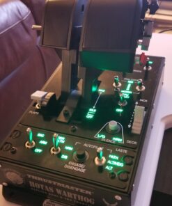 Thrustmaster HOTAS Warthog Flight Stick, Throttle and Control Panel for Flight Simulation, Official Replica of the U.S Air Force A-10C Aircraft (PC) Warthog Bundle 35 71eaPEtfFXL