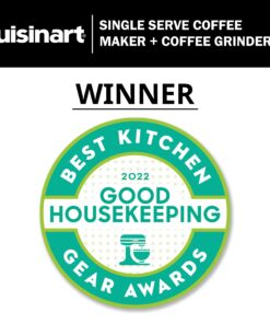 Cuisinart Single Serve Coffee Maker + Coffee Grinder, 48-Ounce Removable Reservoir, Black, DGB-2 Burr Grind & Brew 29 71eaPH0R9YL