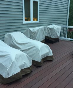 Amazon Basics Adirondack-Chair Outdoor Patio Furniture Cover, Beige / Tan 1-Pack Adirondack Chair 22 71eatQovbFL