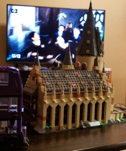 LEGO Harry Potter Hogwarts Great Hall 75954 Building Kit and Magic Castle Toy, Fantasy Creatures, Hermione Granger, Draco Malfoy and Hagrid (878 Pieces) 44 71eb37iXtlL