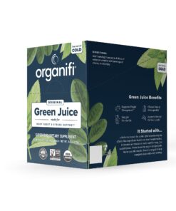 Organifi: GO Packs - Green Juice - Organic Superfood Supplement Powder - 30 Count - Organic Vegan Greens - Hydrates and Revitalizes - Support Immunity, Relaxation and Sleep 30 Go Packs 20 71ebVeAHHWL