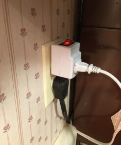 Bindmaster 3 Prong Grounded Single Port Power Adapter for Outlet with Indicator Lighted On/Off Switch to be Energy Saving {1 Pack}…… 1 Pack White Grounded 27 71ebuaIdPSL