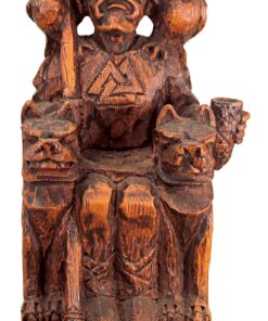 Dryad Design Seated Norse God Odin Statue Wood Finish 5 71ed6uHTD4L