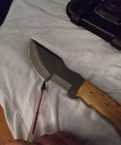 Ottoza Handmade D2 Steel Tracker Knife - Survival Knife - Camping Knife - Outdoor Knife - D2 Tools Steel Hunting Knife with Sheath Horizontal Carry Fixed Blade Knife No:116 Classic 48 71ed7yxK5FL