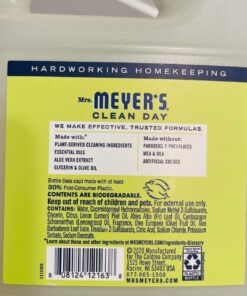 Mrs. Meyer's Clean Day Liquid Hand Soap Refill, Cruelty Free and Biodegradable Formula, Lemon Verbena Scent, 33 oz 29 71edVe45jKL