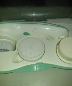 Facial Cleansing Brush, TOUCHBeauty Face Scrubber Electric with Case, 3 Spin Brushes for Deep Cleansing, Gentle Exfoliating, Dual-Speed, Waterproof AS-0759A(Green) Green 38 71edo1EowDL