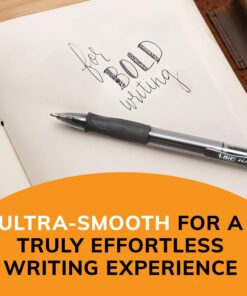 BIC VLG11-BLUE Velocity Retractable Ballpoint Pen, Refillable, Medium Point (1.0 mm), Blue, 12-Count 13 71eeFqwLbgL